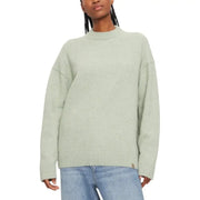 Light green oversized knit sweater displayed in Women’s Black Oversized Knit Sweater product image