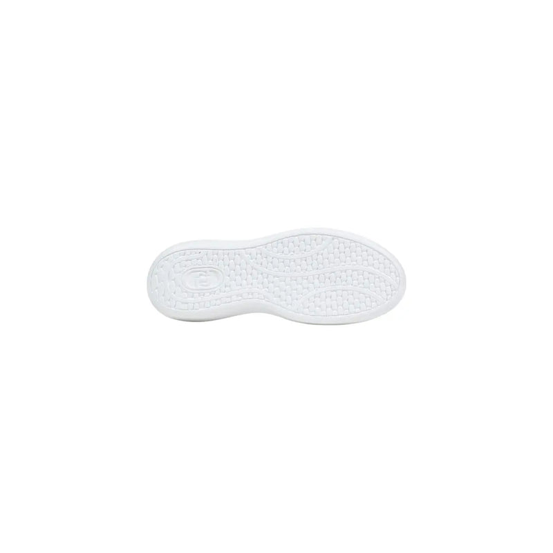 Liu Jo women white polyurethane sneakers Casper with white rubber sole featuring textured pattern and subtle branding