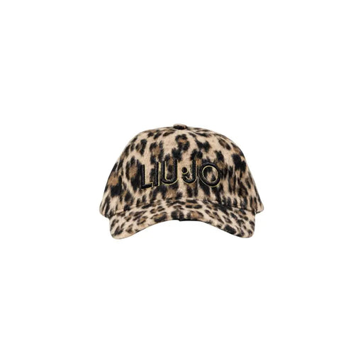 Leopard print baseball cap with embroidered lettering from Liu Jo Womens collection