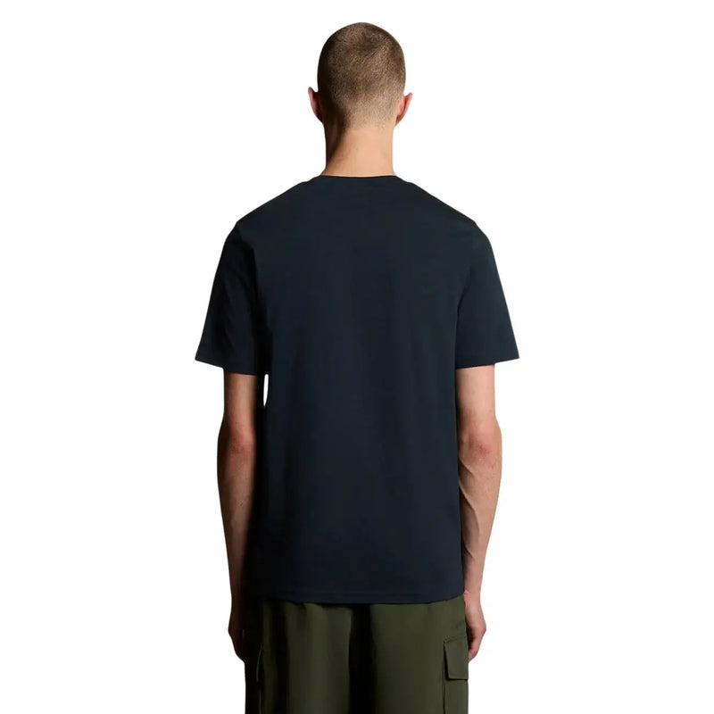 T-shirt noir à manches courtes et col rond t-shirt Fabriqué en coton par Lyle and Scott, conçu pour les vêtements décontractés pour hommes