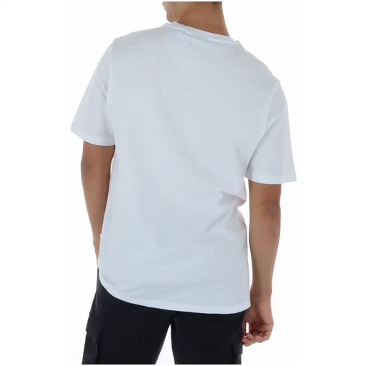 T-shirt homme Lyle & Scott en coton blanc, col rond et manches courtes, référence TS2406V, vue de face