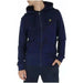 Lyle & Scott navy zip hoodie in urban style fashion
