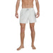 Man in white swim trunks showcasing Ea7 Men Swimwear Spring Summer Blue Plain Laces