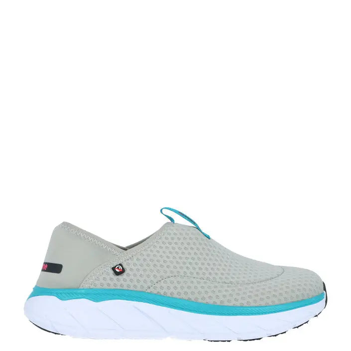 Gray Mares Men Sneakers with blue accents and white sole, ideal for athletic wear
