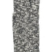 Marled black and white knit scarf with chunky ribbed texture from Birkenstock Women Underwear