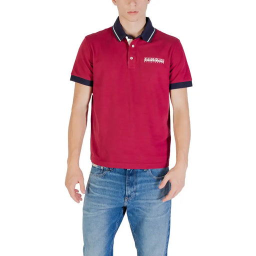 Maroon polo shirt displayed in Assorted Polo Shirts in Burgundy Red and Maroon collection