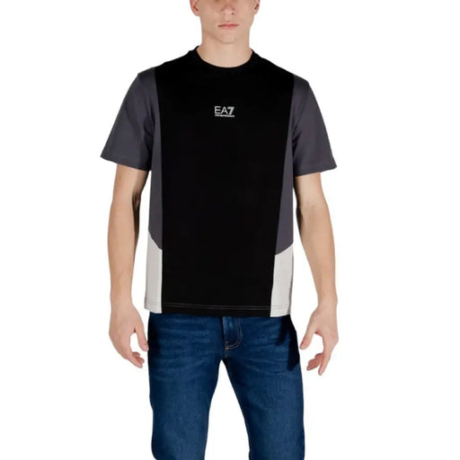 Men’s color-blocked T shirt featured in Men Color Blocked T Shirt product image