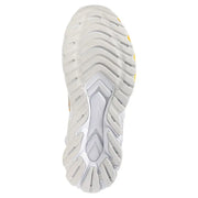 White and gray running shoe with textured sole design, nike air max 2090 model.