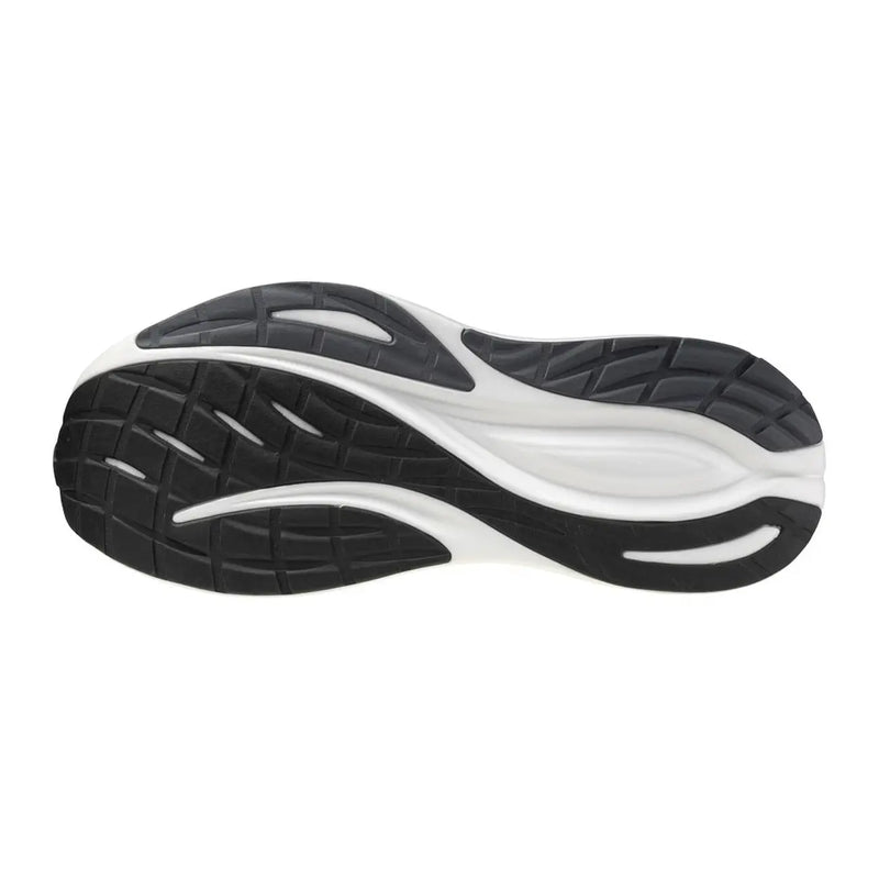 Baskets Mizuno pour homme, semelle noire et blanche, chaussures de sport jaunes avec semelle texturée pour la course