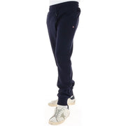 Pantalon de jogging en coton bleu marine de Napapijri avec un petit logo brodé sur la cuisse pour hommes