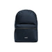 Navy blue backpack made of black nylon with adjustable straps for versatile use