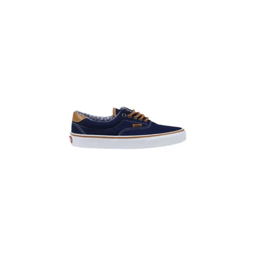 Navy blue canvas sneaker displayed in the product listing