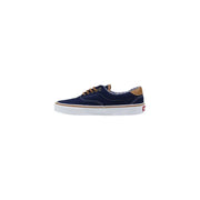 Navy blue canvas sneaker displayed in the product Navy Blue Canvas Sneaker