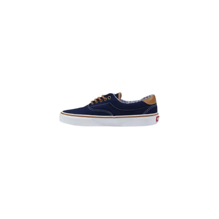 Navy blue canvas sneaker displayed in the product Navy Blue Canvas Sneaker