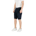 Navy Blue Men’s Cargo Shorts displayed on a model showcasing casual summer wear