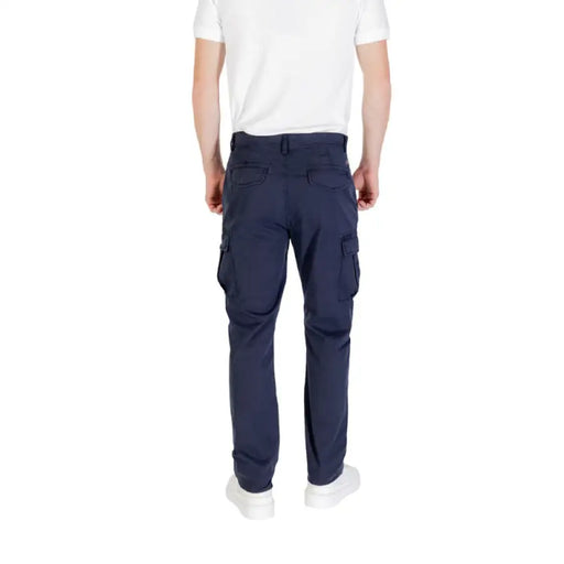 Navy Blue Cargo Pants displayed in a product image highlighting casual and functional style