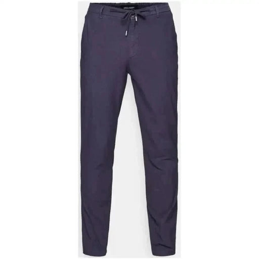 Pantalon décontracté bleu marine à taille élastiquée de Lyle & ScottCollection Hommes de 's