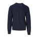Navy blue crew neck sweater from Armani Exchange Men Knitwear collection