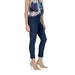 Navy blue cropped dress pants with nude heels from Rinascimento Spring/Summer Collection