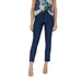 Navy blue slim fit cropped dress pants from Rinascimento Spring/Summer Collection