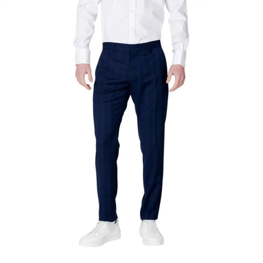 Navy blue Antony Morato men’s trousers for Spring Summer collection