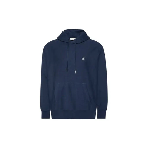 bleu marine Calvin Klein sweat-shirt noir à capuche et poche avant
