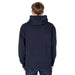 Navy blue hooded sweatshirt on person, back view - Tommy Hilfiger Jeans Men Sweatshirts