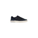 Navy blue leather sneaker from Clarks Men Blue Leather Sneakers collection