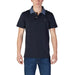 Navy blue Guess Men Polo Shirt showcasing style and versatility for casual wear