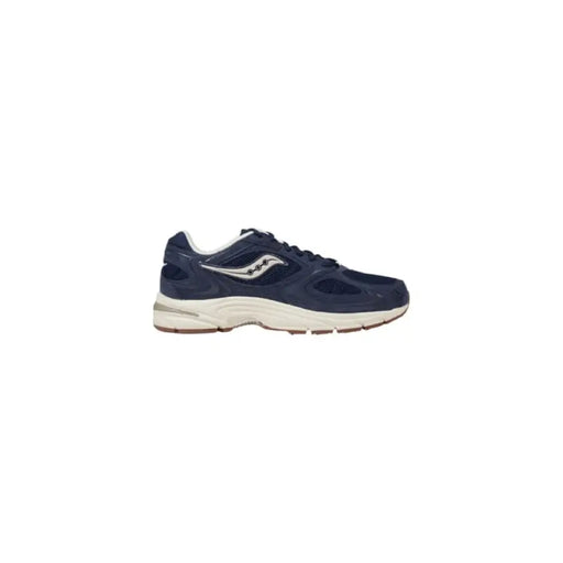 Navy Blue Saucony Running Shoe for men and women with comfortable athletic design