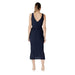 Navy Blue Sleeveless Midi Dress from Navy Blue Midi Dress Collection