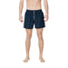 Navy blue swim trunks from Ea7 Men Swimwear Spring Summer collection with plain laces
