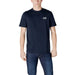 Navy blue t-shirt from EA7 Men’s White Cotton T-Shirt collection for stylish casual wear