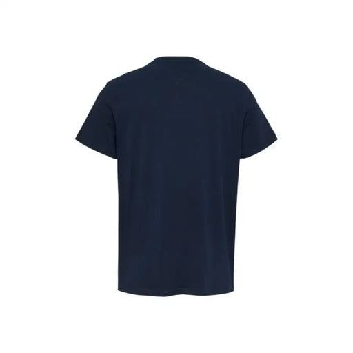 Navy blue Tommy Hilfiger T-Shirt displayed for sale on an e-commerce website