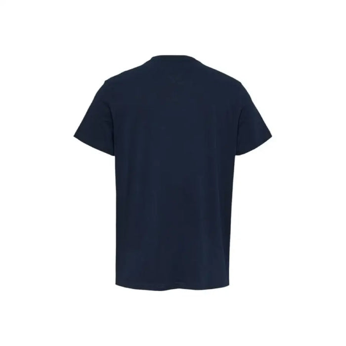 Navy blue Tommy Hilfiger T-Shirt displayed for sale on an e-commerce website
