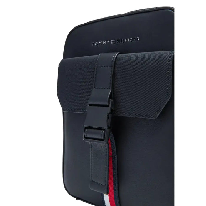 Navy blue Tommy Hilfiger messenger and crossbody bag for men and women
