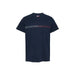 Navy blue Tommy Hilfiger T-shirt displayed in the product listing