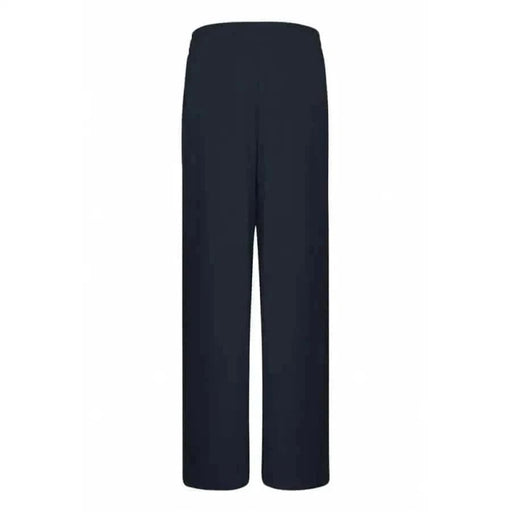 Ichi Ichi women trousers in navy blue, 100% cotton material