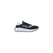 Navy and white athletic shoe from Black EA7 Running Sneaker collection