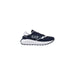 Navy and white athletic shoe from Black EA7 Running Sneaker collection