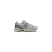 New balance Baskets montantes pour homme 1906r grises en matière synthétique avec empeigne en mesh argenté et vert citron et détails réfléchissants