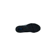 verso de new balance Baskets noires pour homme en matière synthétique, style classique, semelle texturée ornée de pois bleus.