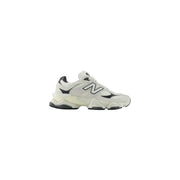 New balance Baskets en daim gris pour hommes avec un design à semelle épaisse à plusieurs couches blanche et noire