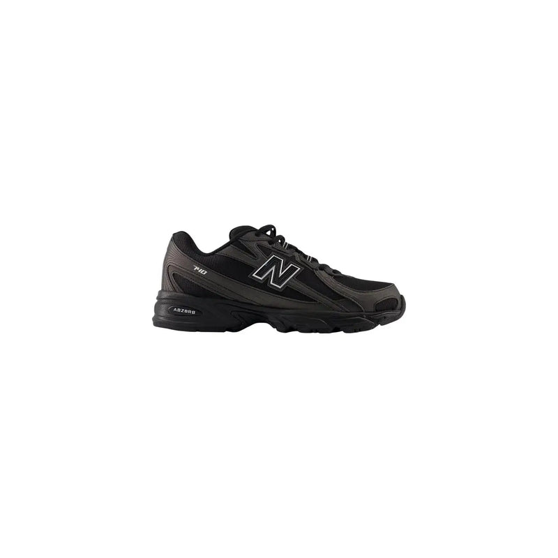 New balance Baskets homme noires en matière synthétique, modèle slip-on, avec un design running 540 noir élégant et de subtils accents gris.