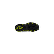 New Balance Baskets pour homme en matière synthétique noire avec des accents vert fluo et une semelle en caoutchouc texturée pour une utilisation sportive
