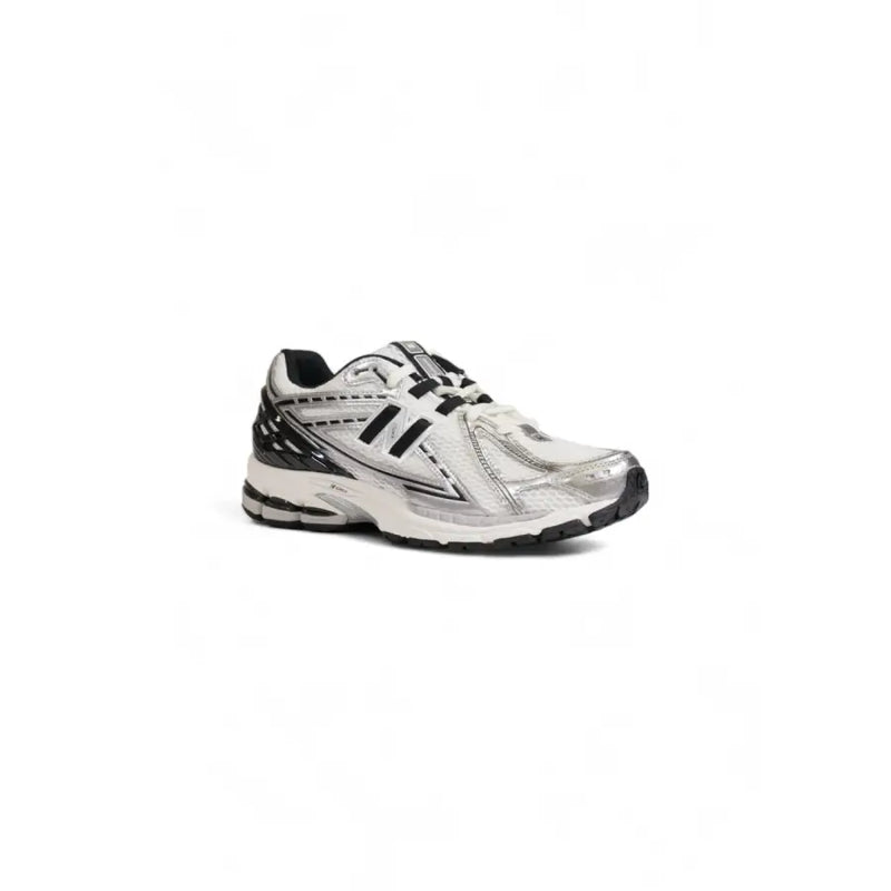 New balance Baskets homme en cuir blanc M1906R pointure 3,5, modèle running argenté et noir avec tige en mesh et semelle en caoutchouc