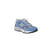 New balance Baskets homme 990v3 bleu clair et gris, chaussure de running avec tige en mesh, cuir et textile, semelle intermédiaire blanche