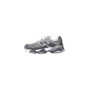 New Balance women grey synthetic sneakers with mesh upper chunky midsole and signature n logo for athletic use
