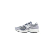 New Balance women leather sneakers grey with mesh and suede upper white midsole and black outsole for spring shoes