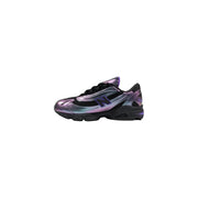 New balance women purple synthetic sneakers with iridescent purple and black reflective metallic upper